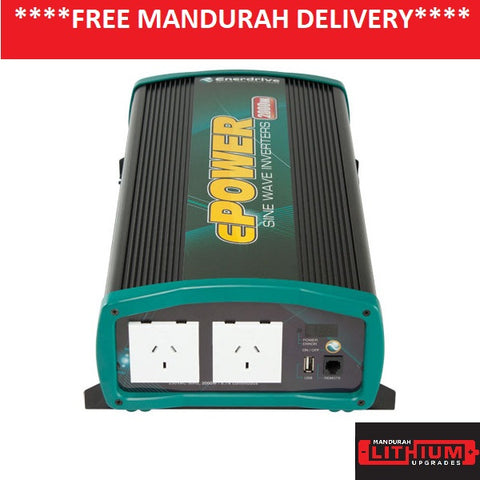 ENERDRIVE ePOWER 2000W Pure Sine Wave Inverter ENERDRIVE ePOWER 2000W Pure Sine Wave Inverter