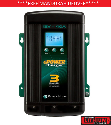 ENERDRIVE ePOWER 12V 40A Battery Charger ENERDRIVE ePOWER 12V 40A Battery Charger