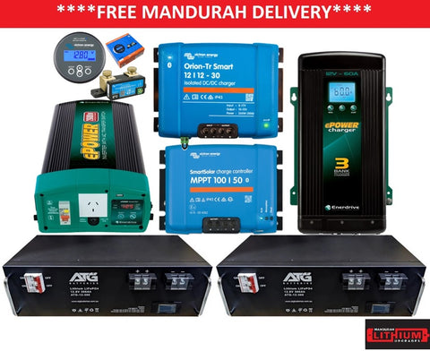 600AH ATG Off-Grid Lithium Package 600AH ATG Off-Grid Lithium Package