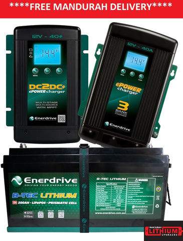 200AH Enerdrive On-Grid Lithium Package 200AH Enerdrive On-Grid Lithium Package