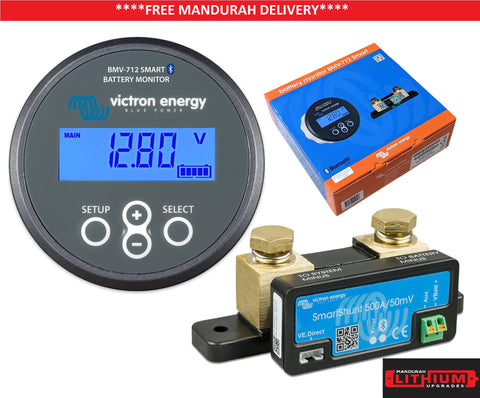 VICTRON BMV-712 SMART BATTERY MONITOR PLUS 500A SHUNT VICTRON BMV-712 SMART BATTERY MONITOR PLUS 500A SHUNT