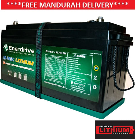 ENERDRIVE ePOWER B-TEC 200Ah Lithium Battery