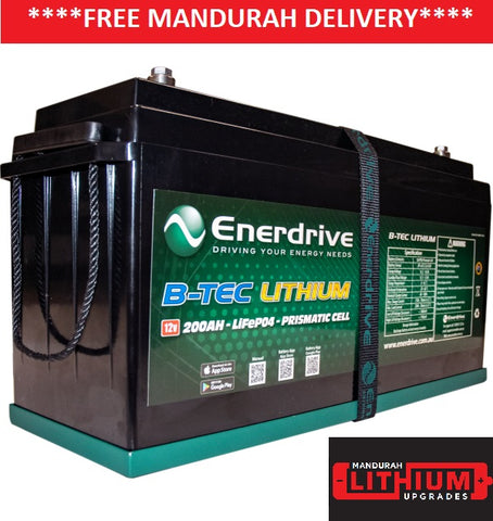 ENERDRIVE ePOWER B-TEC 200Ah Lithium Battery