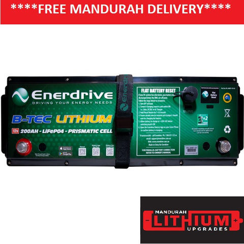 ENERDRIVE ePOWER B-TEC 200Ah Lithium Battery