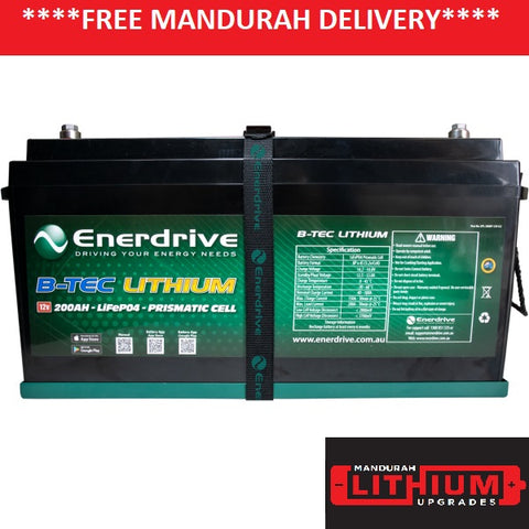 ENERDRIVE ePOWER B-TEC 200Ah Lithium Battery