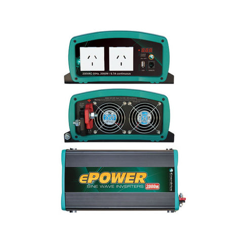 300AH ATG Lithium Vehicle Package with 2000w Inverter + 240v