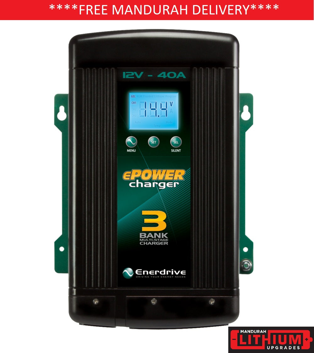 ENERDRIVE ePOWER 12V 40A Battery Charger